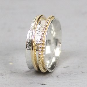 Zilveren ring met gold filled Jéh Jewels 18728