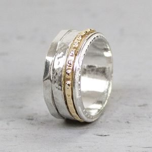 zilveren ring met gold filled Jéh Jewels 18888