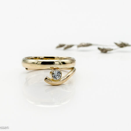 nieuwe ring gemaakt van oude trouwring